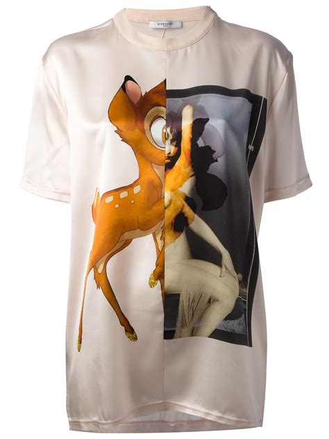 givenchy t shirt replica bambi|false Givenchy inscription.